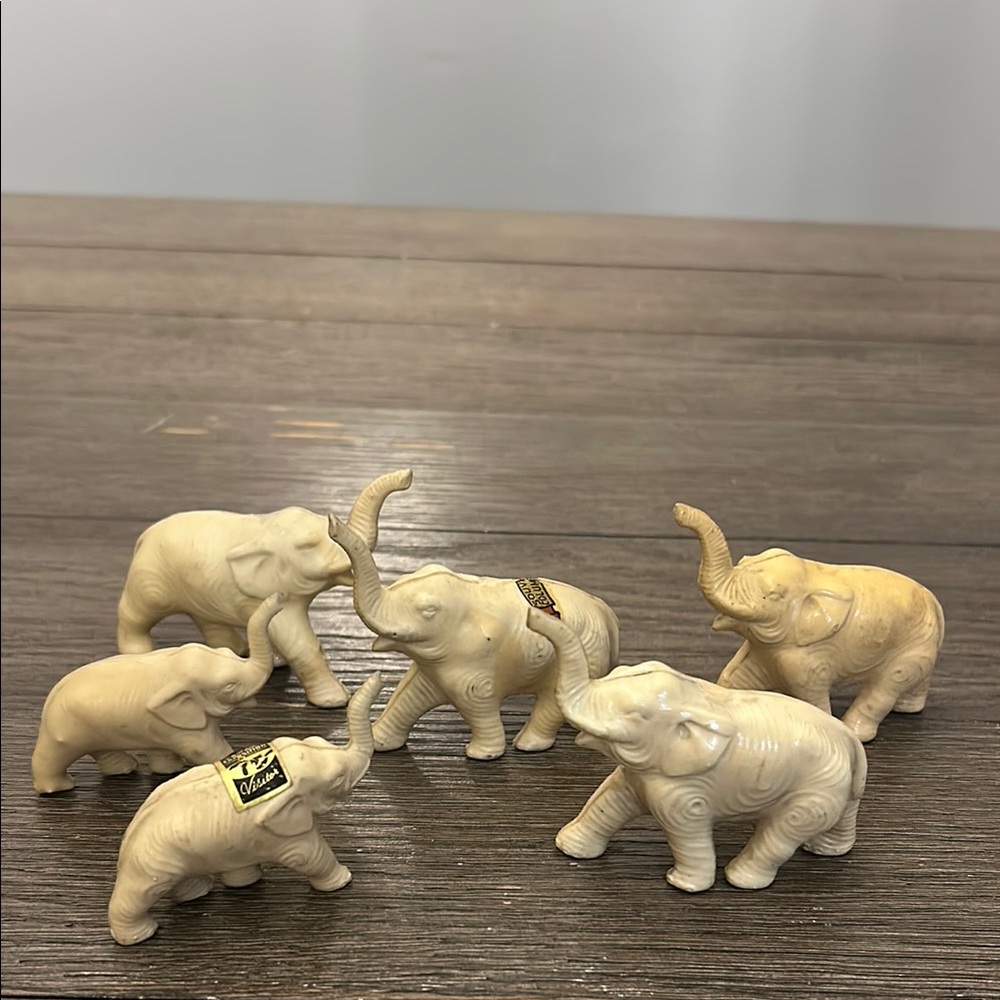 Vintage 1930’s elephant souvenirs made in japan trunk up great lakes exposition